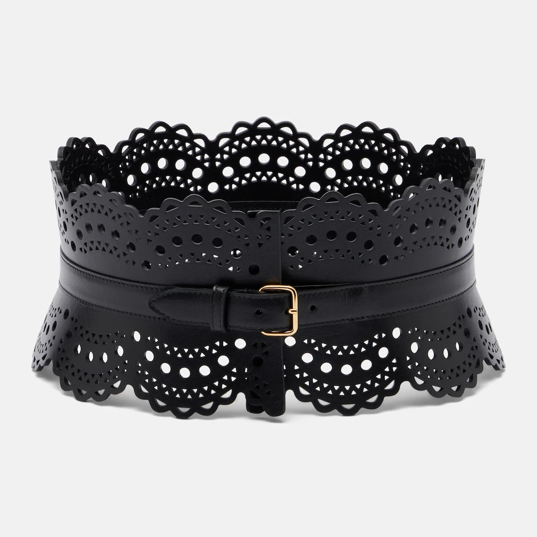 Alaïa - Vienne Wave leather belt