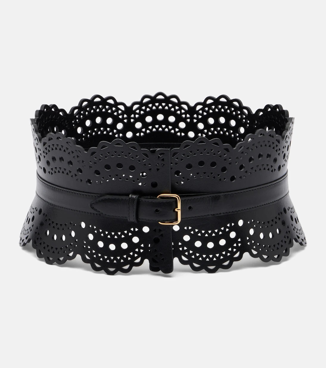 Alaïa - Vienne Wave leather belt