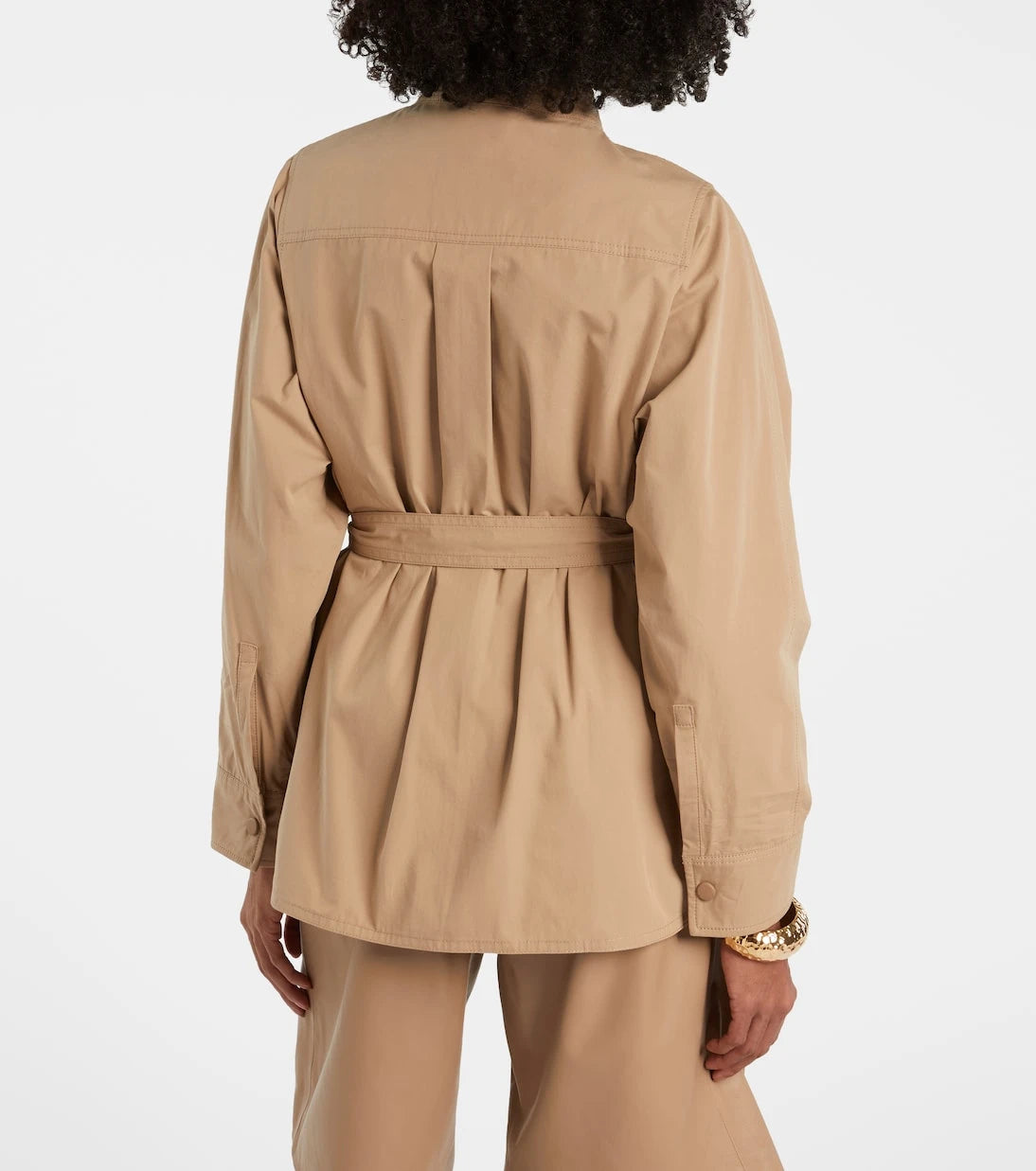 Yves Salomon - Belted cotton jacket