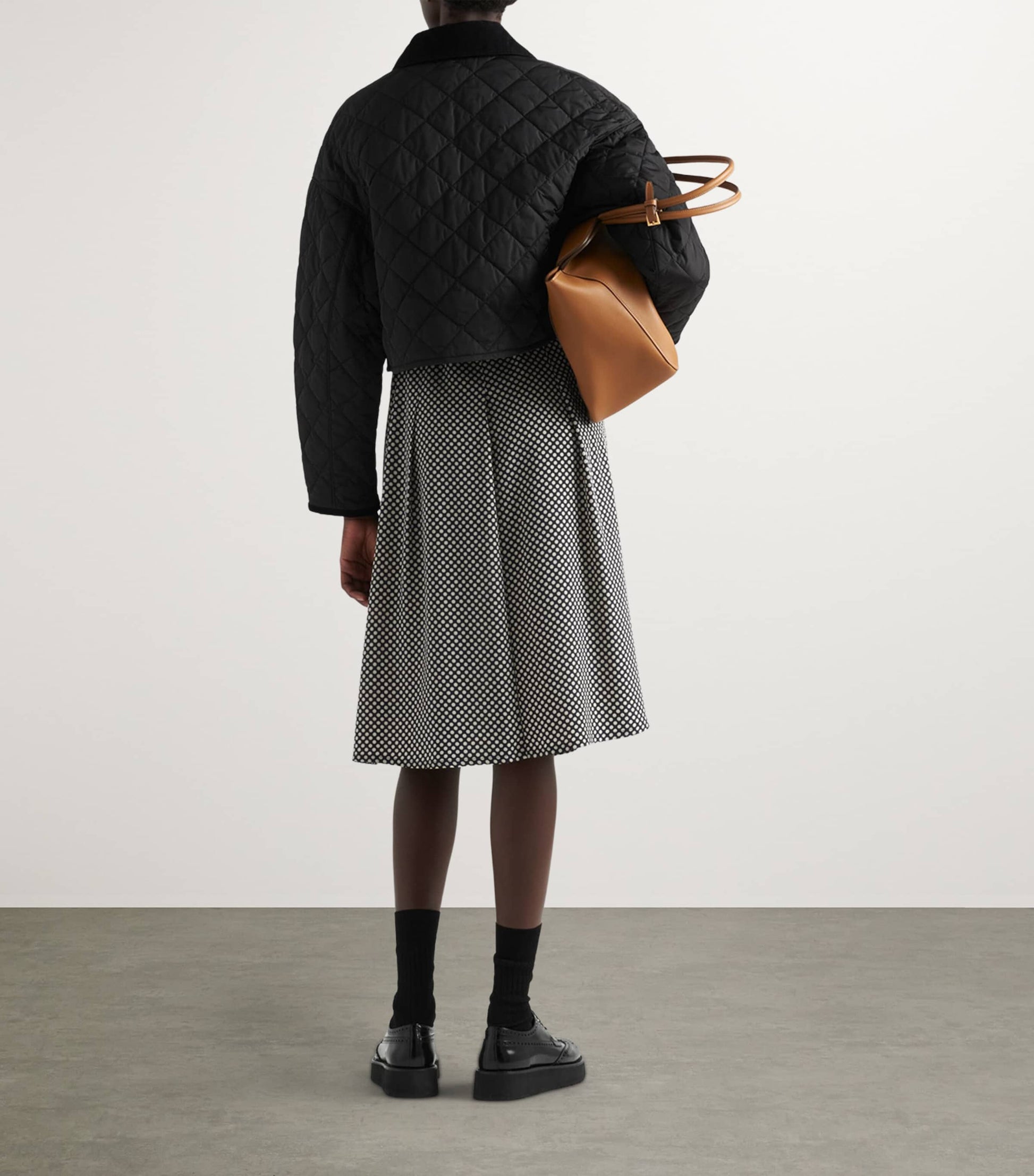 Prada Black Re-Nylon Cropped Jacket