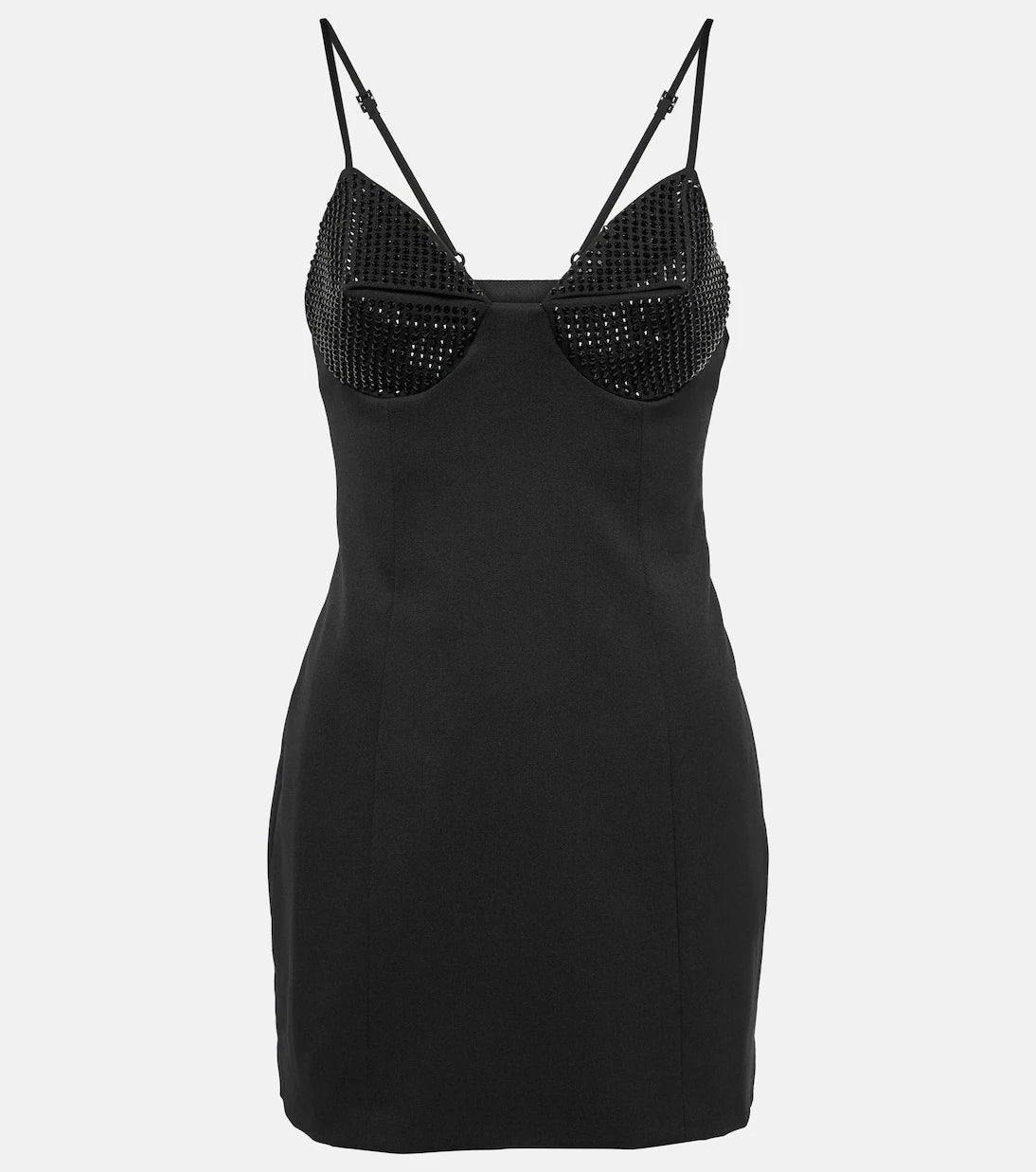Area - Crystal-embellished minidress
