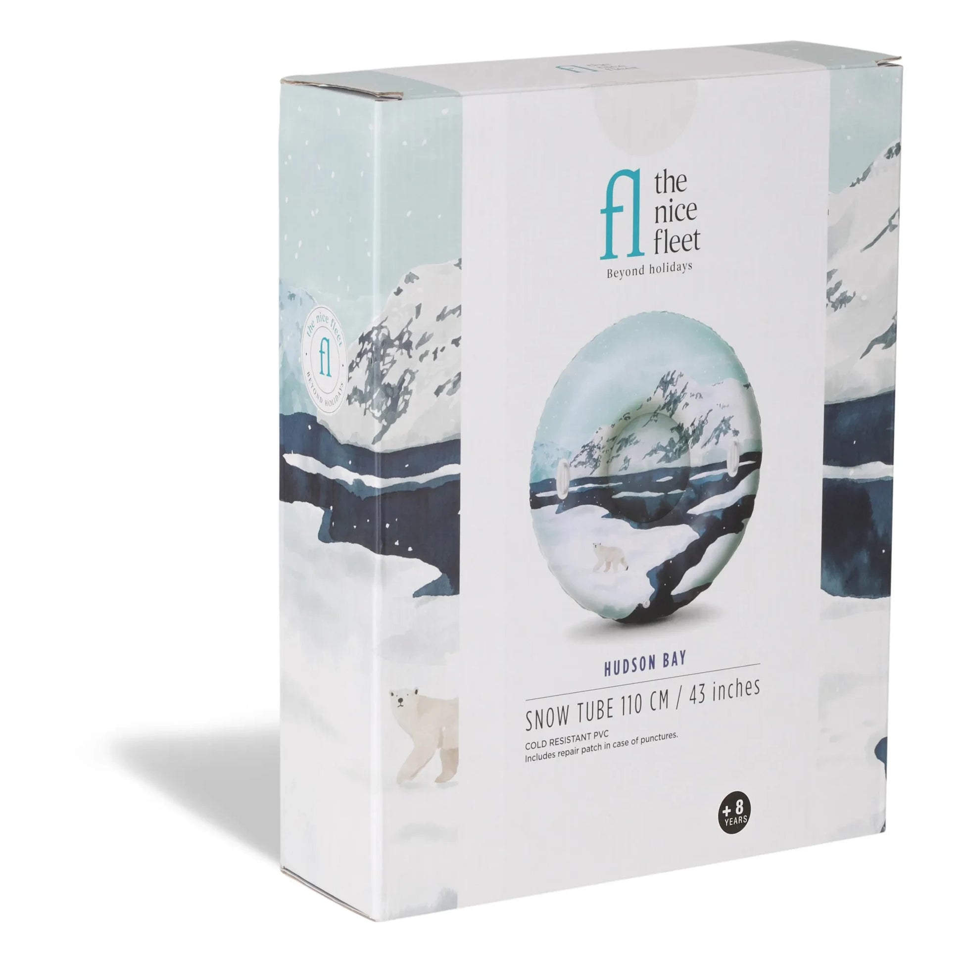 The nice fleet - Hudson Bay Inflatable Toboggan | Blue