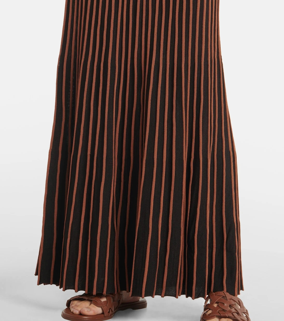 Staud - Claretta pleated maxi dress