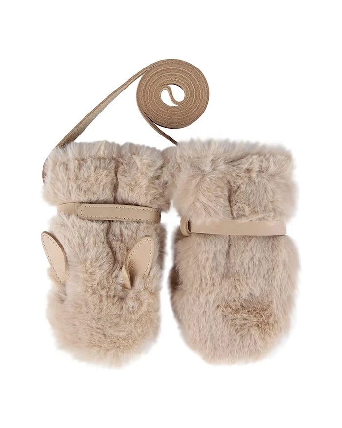 Bebek eldivenleri Donsje Richy Mittens Fluffy Bunny