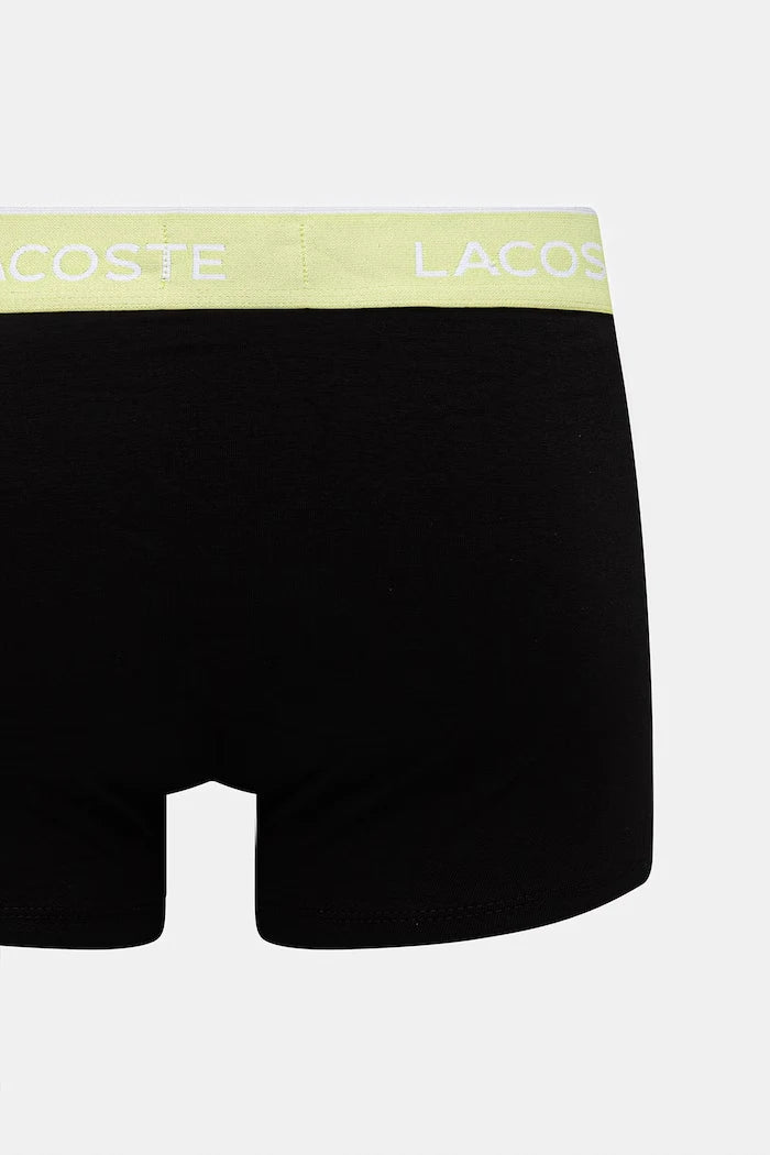 Lacoste erkek pamuklu elastan dar kesim boxer 3'lü