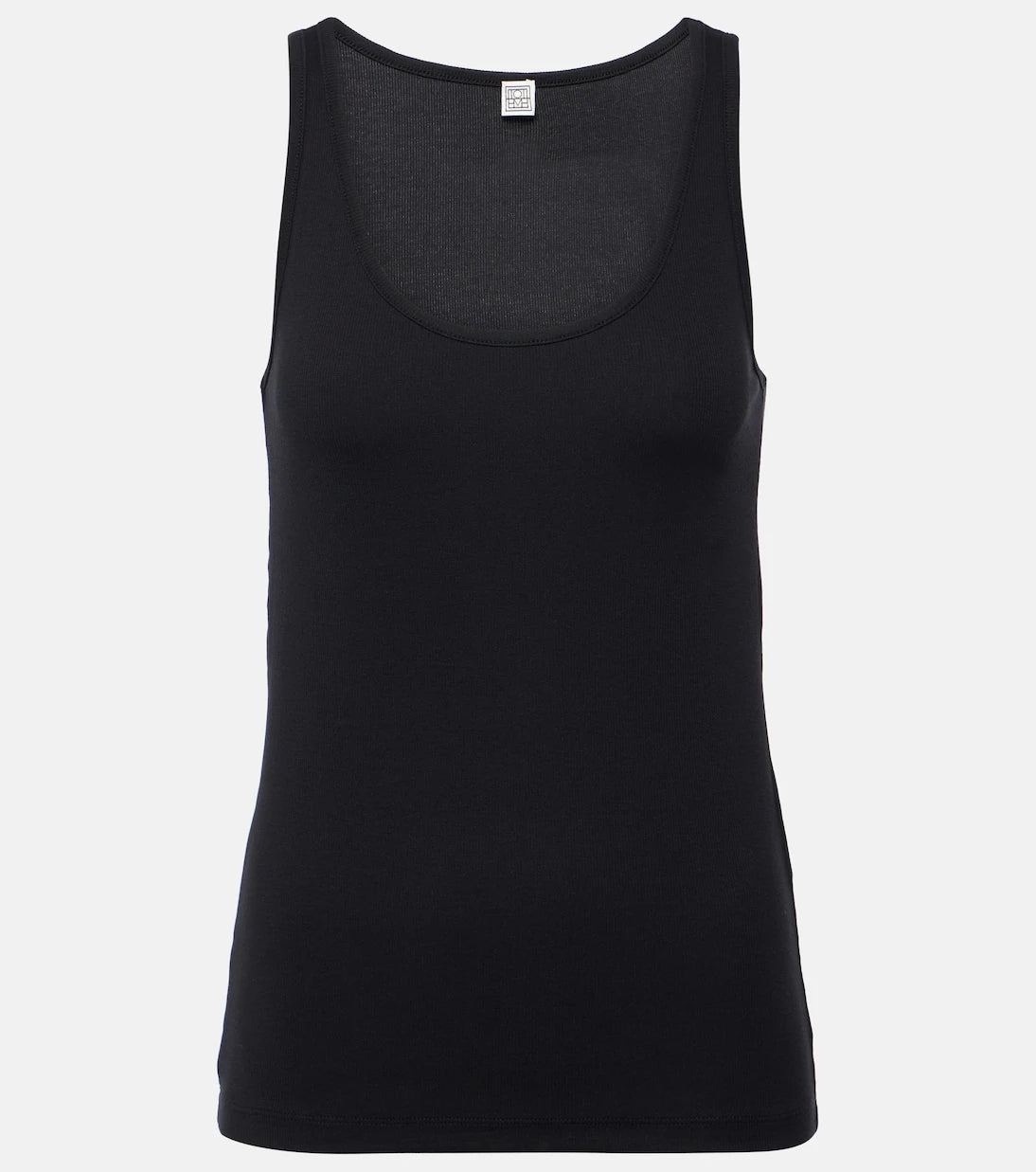 Toteme - Ribbed-knit cotton jersey tank top