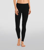 Hanro Black Silk-Cashmere Leggings