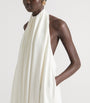 Givenchy Ivory Crepe Halterneck Maxi Dress