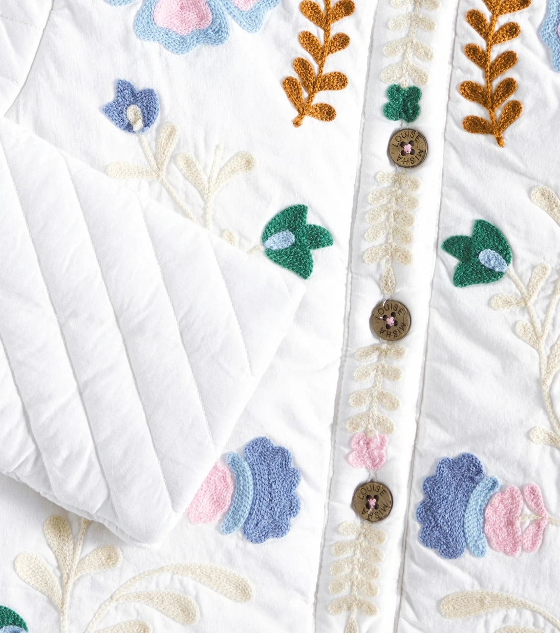 Louise Misha - Orisha embroidered cotton voile jacket