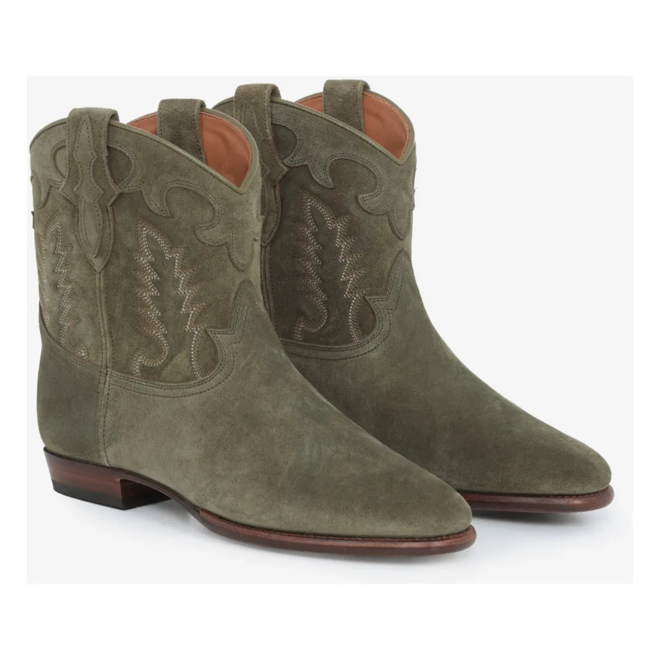 Shiloh Heritage - Early Midnight Suede Boots | Khaki