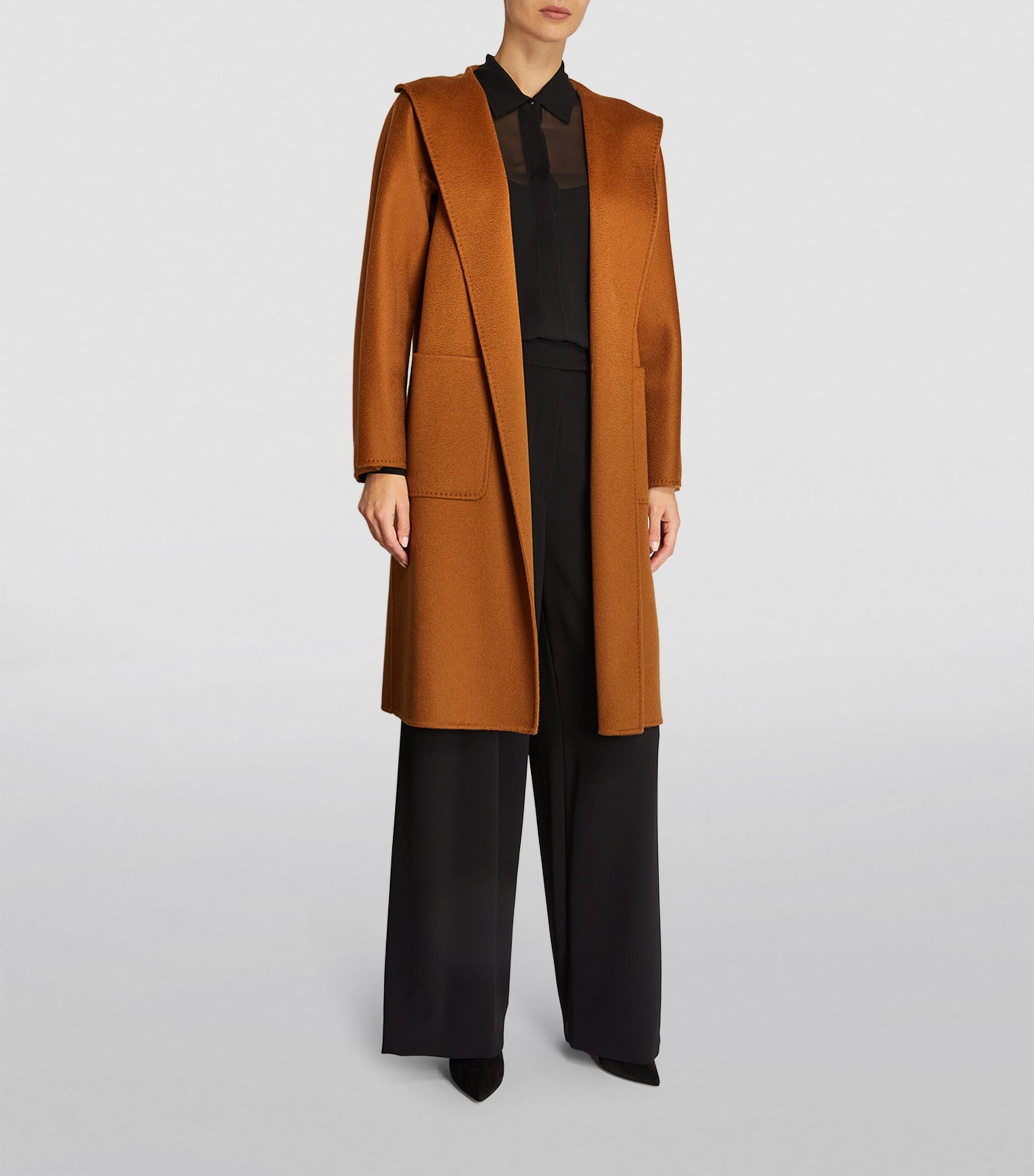 Brown Cashmere Lilia Coat