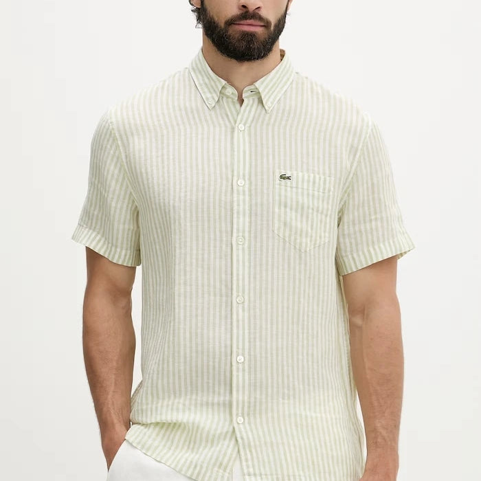 Lacoste риза мъжка от лен