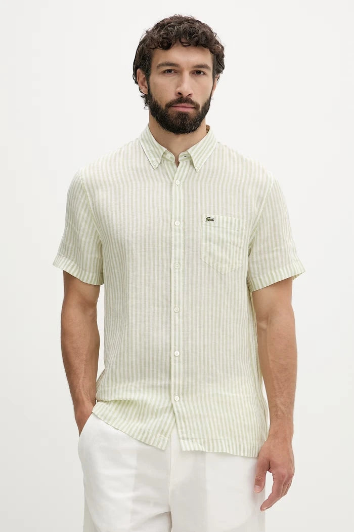 Lacoste риза мъжка от лен