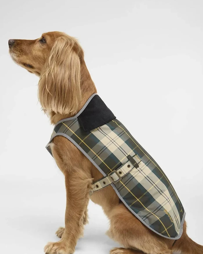 Barbour Tartan Su Geçirmez Köpek Yağmurluğu