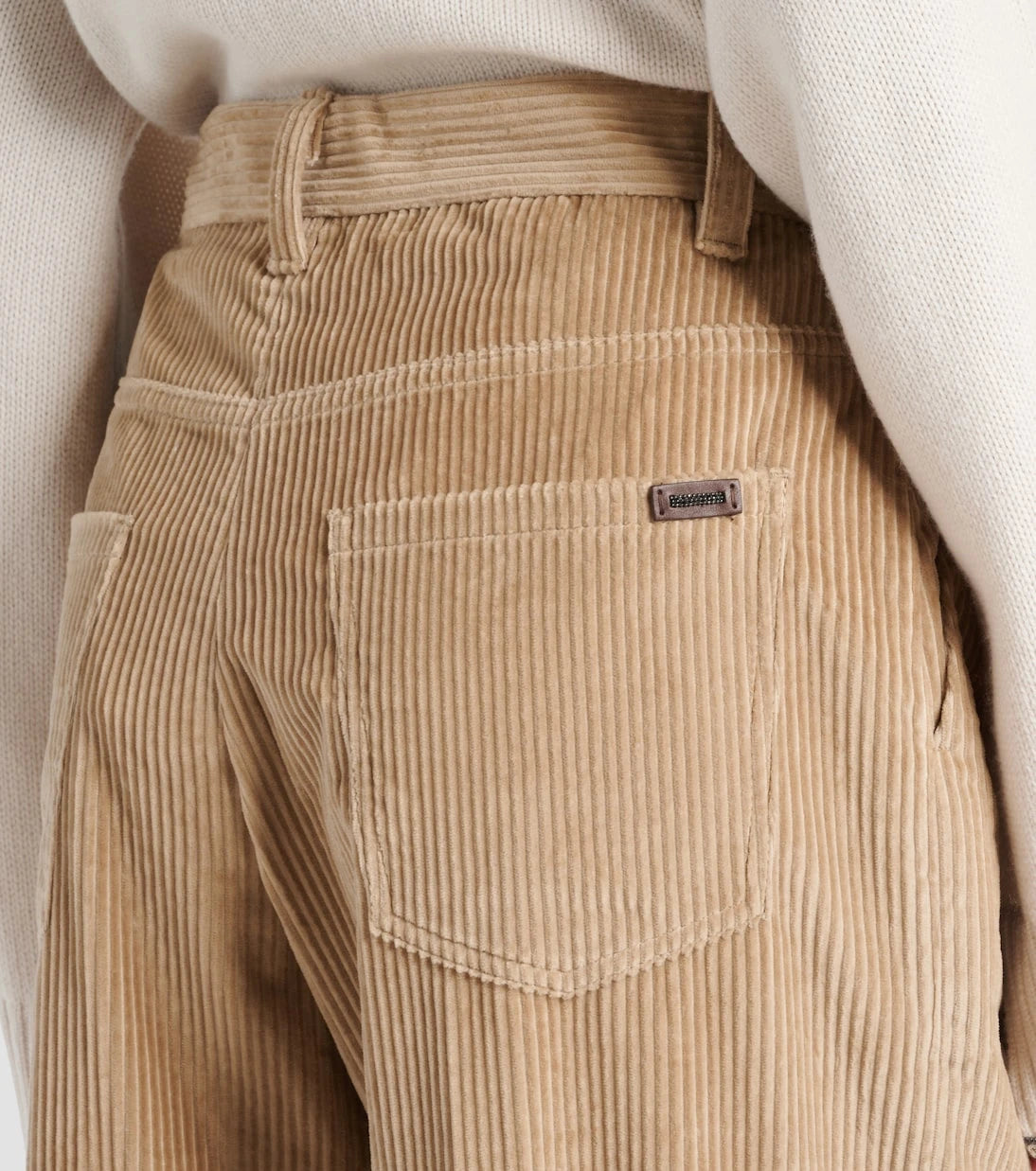 Brunello Cucinelli - High-rise wide-leg corduroy pants