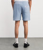 Cotton Bleach Bandana Sweatshorts ASHLEY BLUE