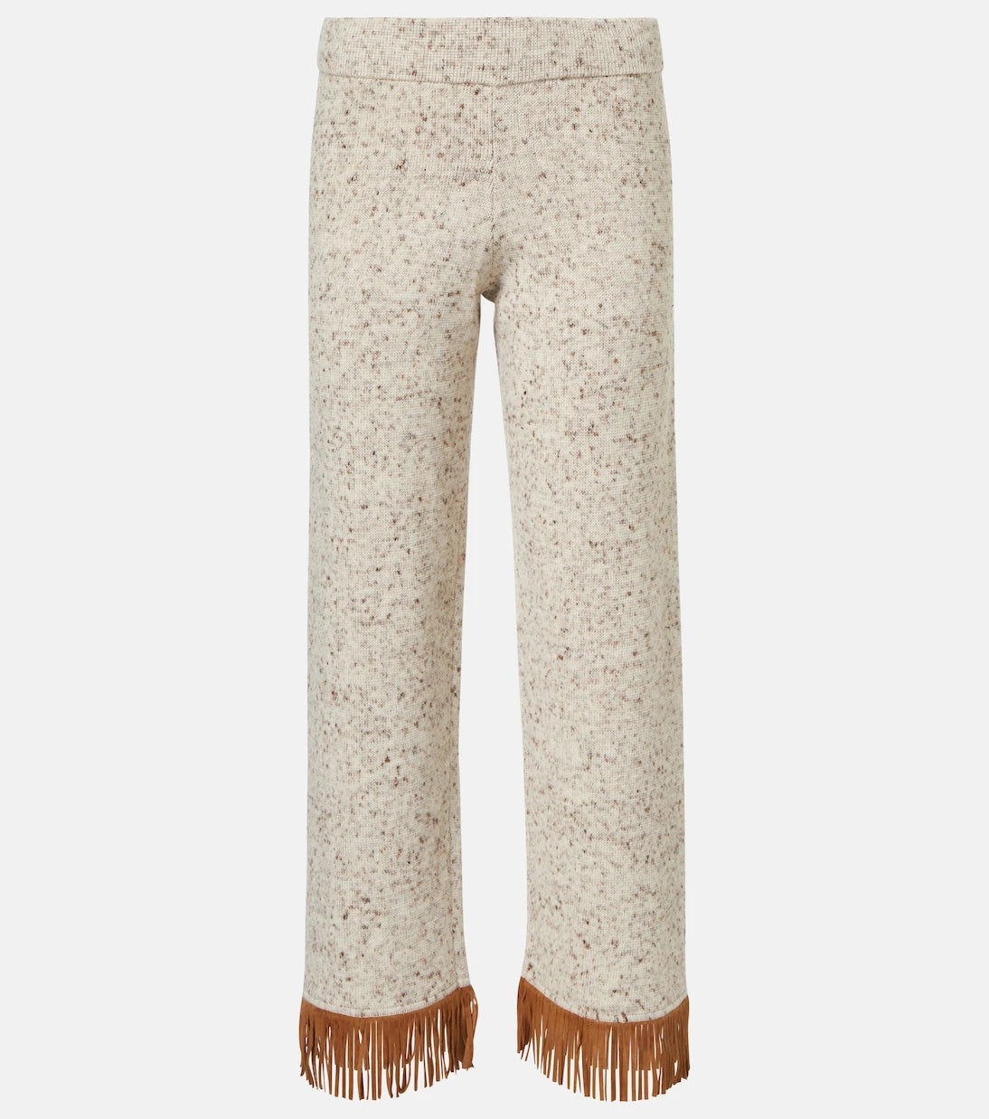 Alanui - Dreamscape fringed wool-blend pants