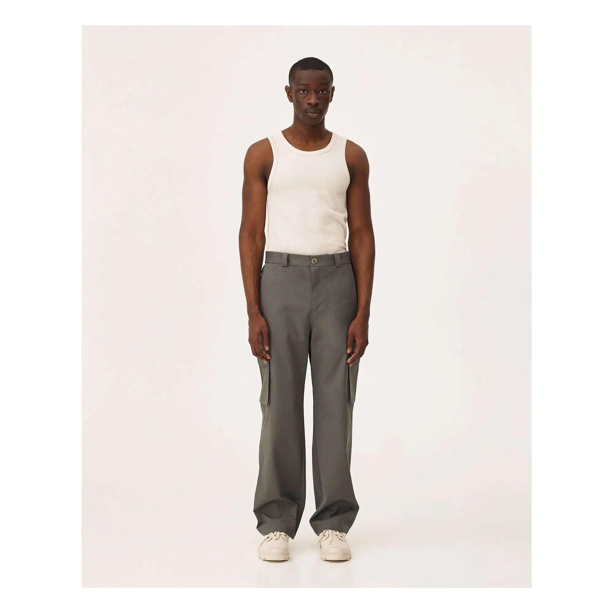 Noyoco - Organic Cotton Cargo Pants | Khaki