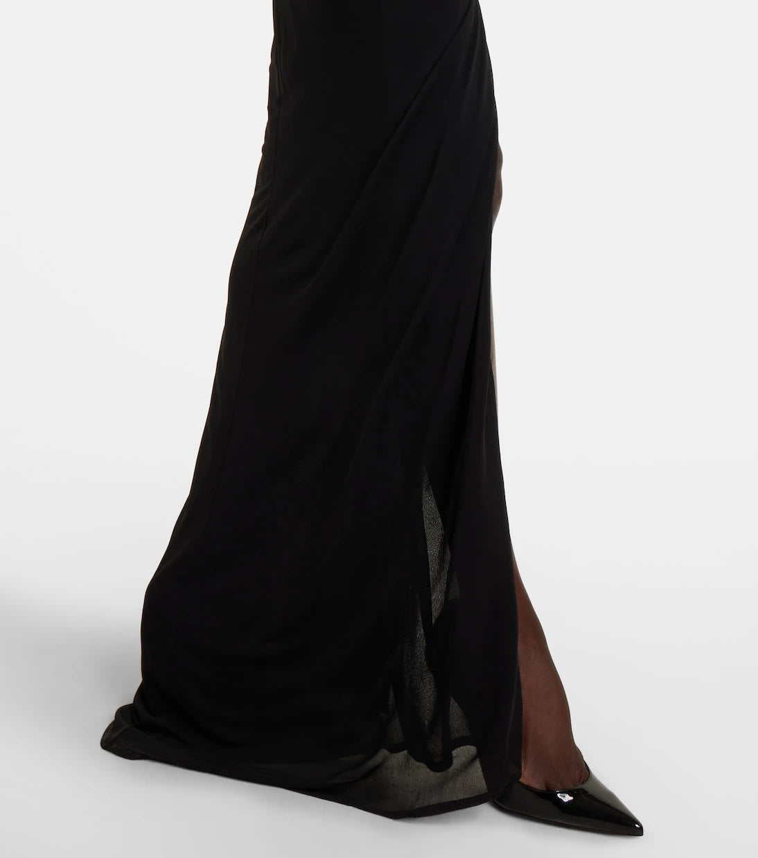 Blumarine - Cutout jersey gown