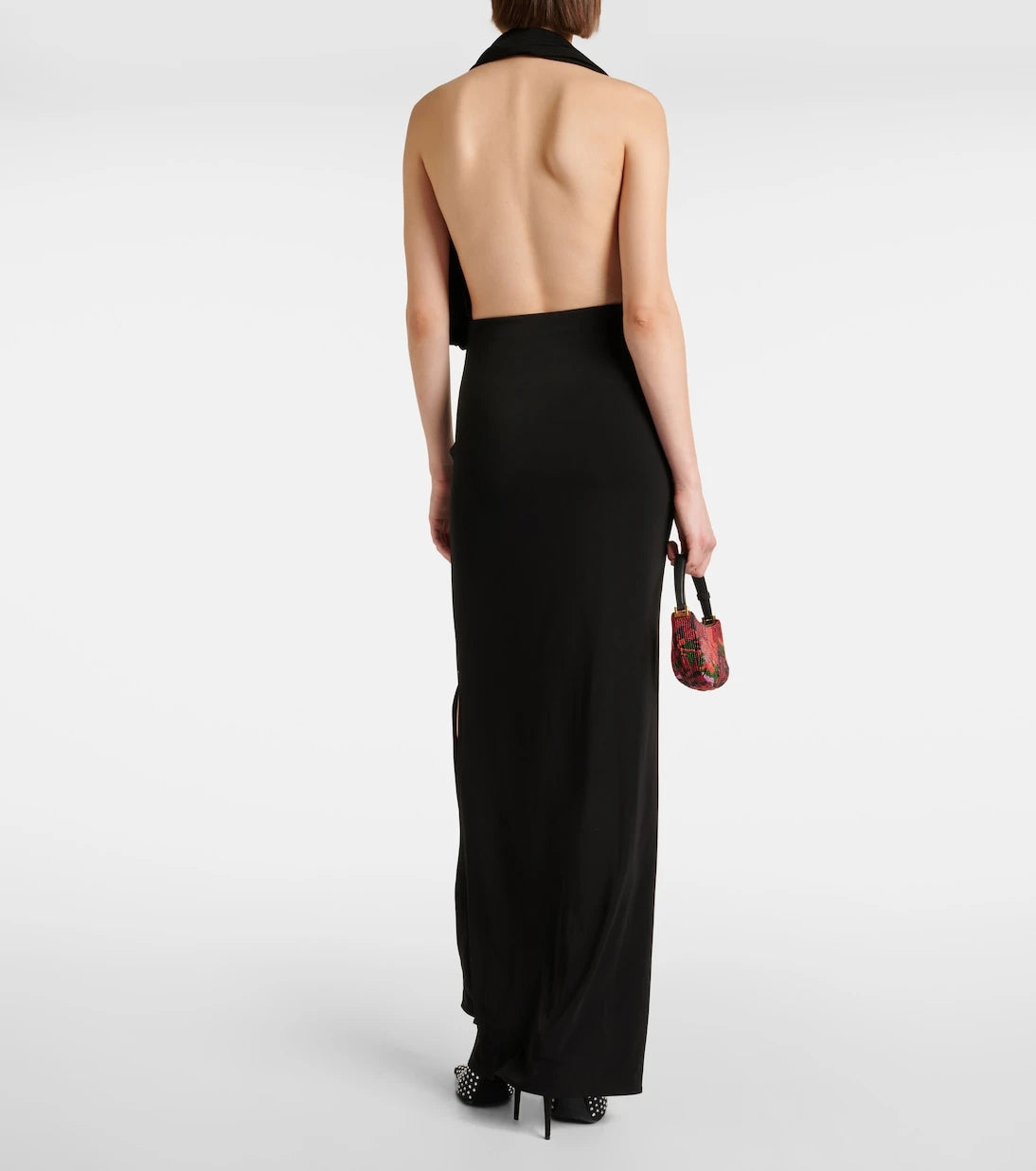 Magda Butrym - Draped halterneck jersey gown