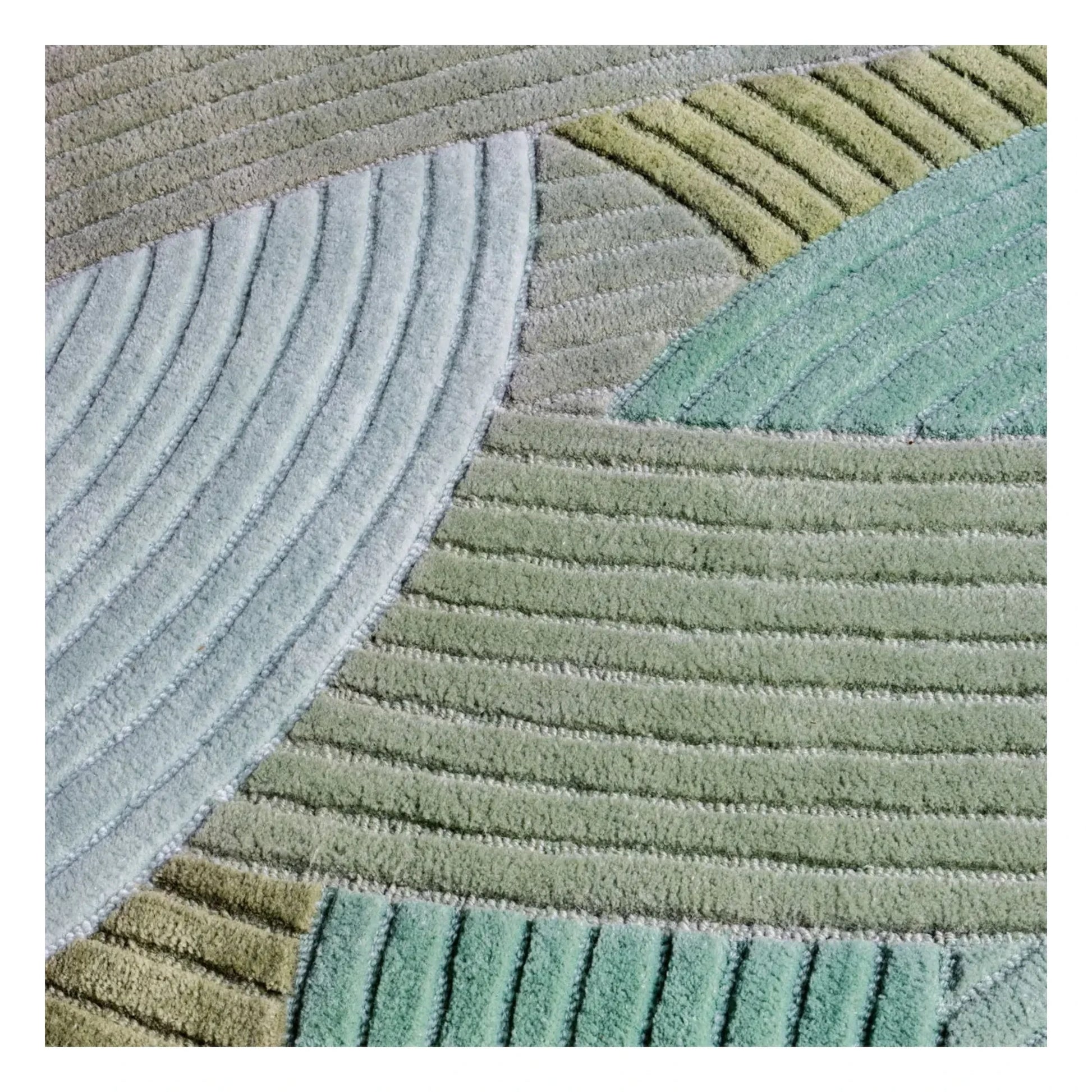 Edito - Canopée wool carpet | Green