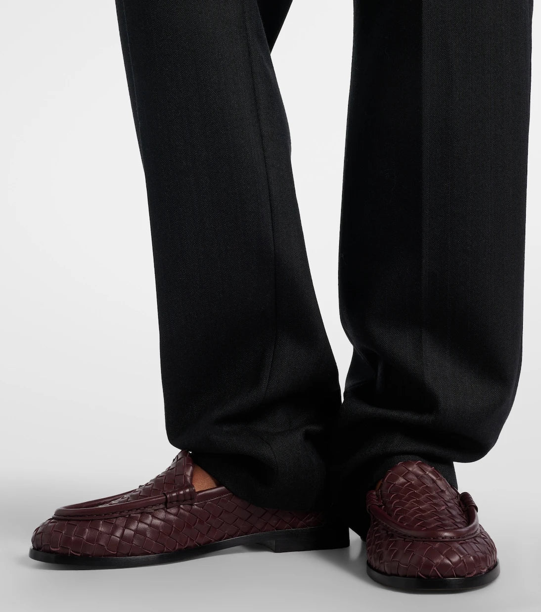 Bottega Veneta - Silenzio Intrecciato leather loafers