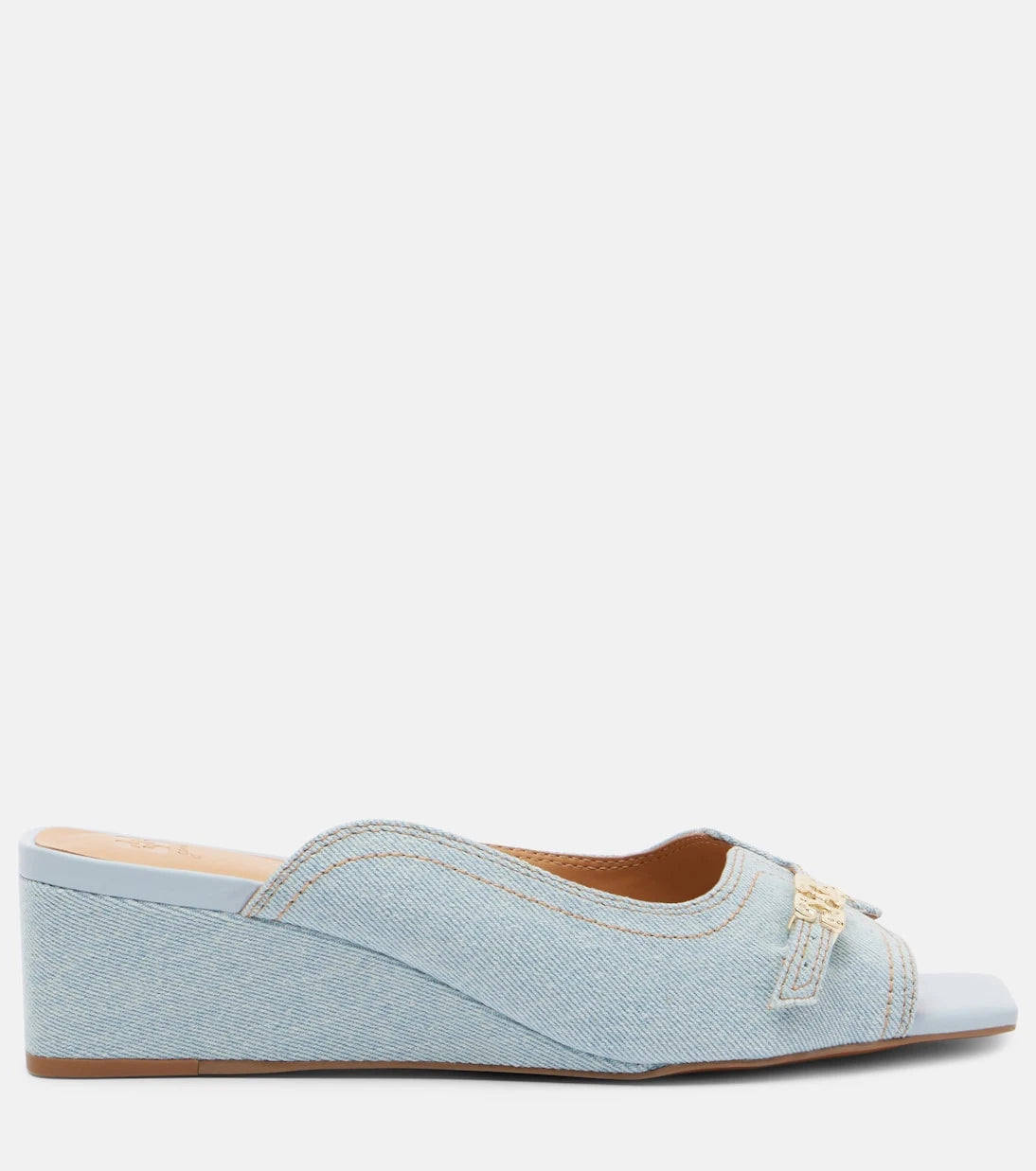 Ganni - Butterfly wedge mules