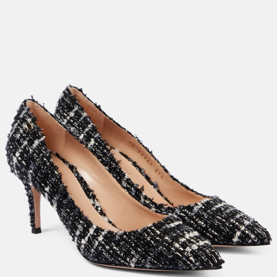 Gianvito Rossi - 70 bouclé pumps