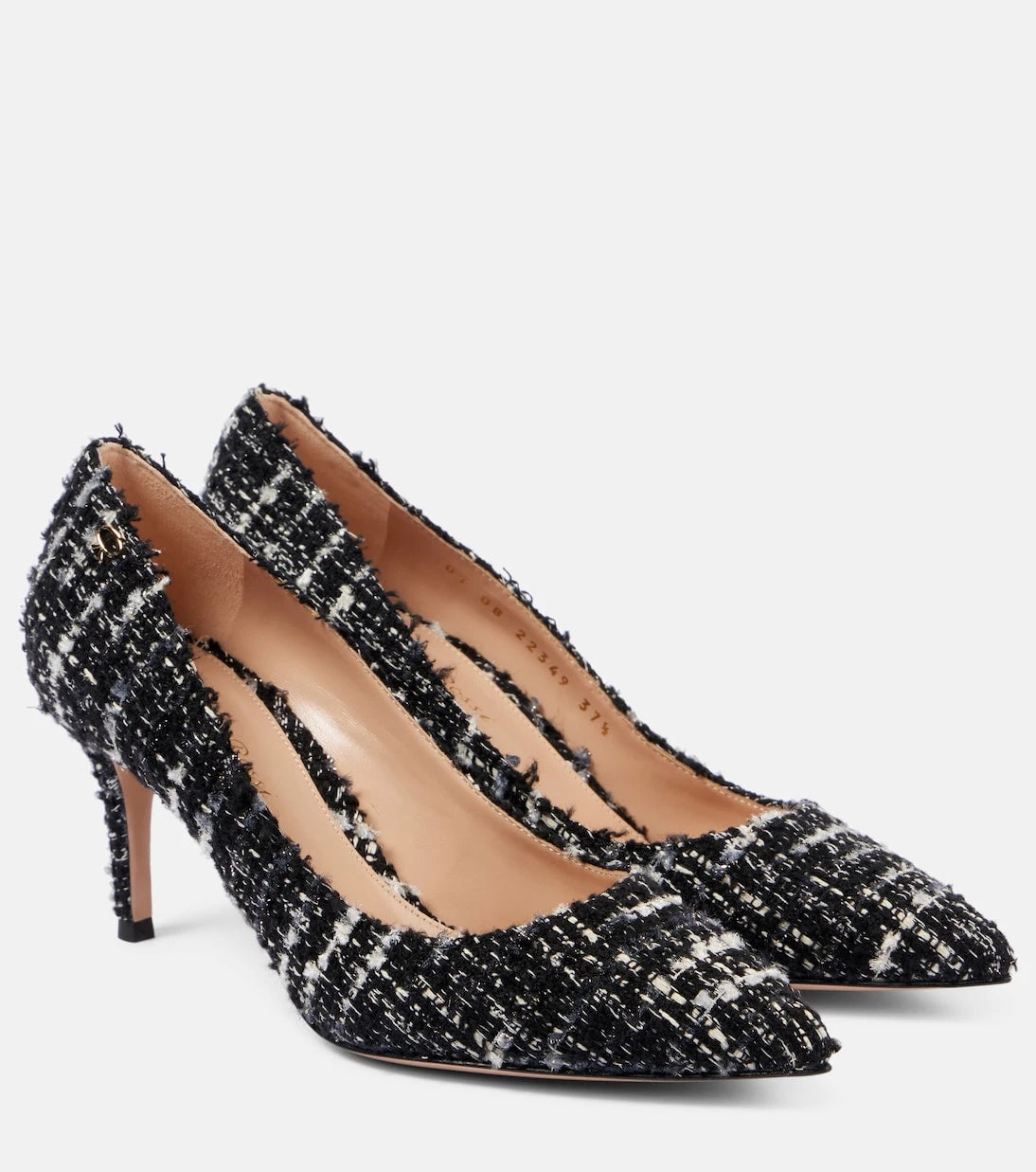 Gianvito Rossi - 70 bouclé pumps