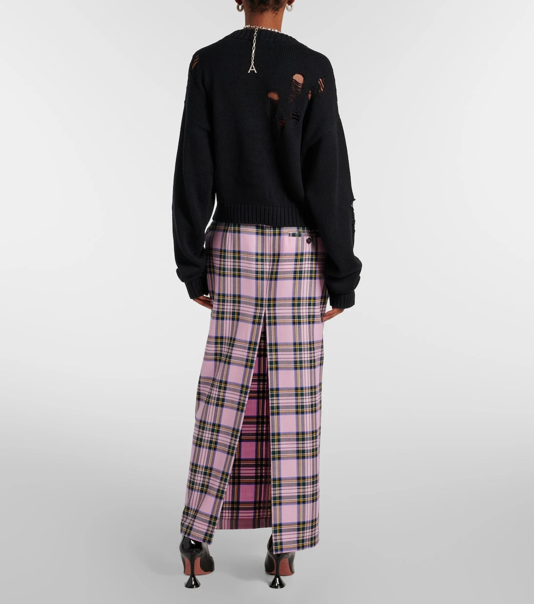 Area - Embellished cotton and cashmere cardigan