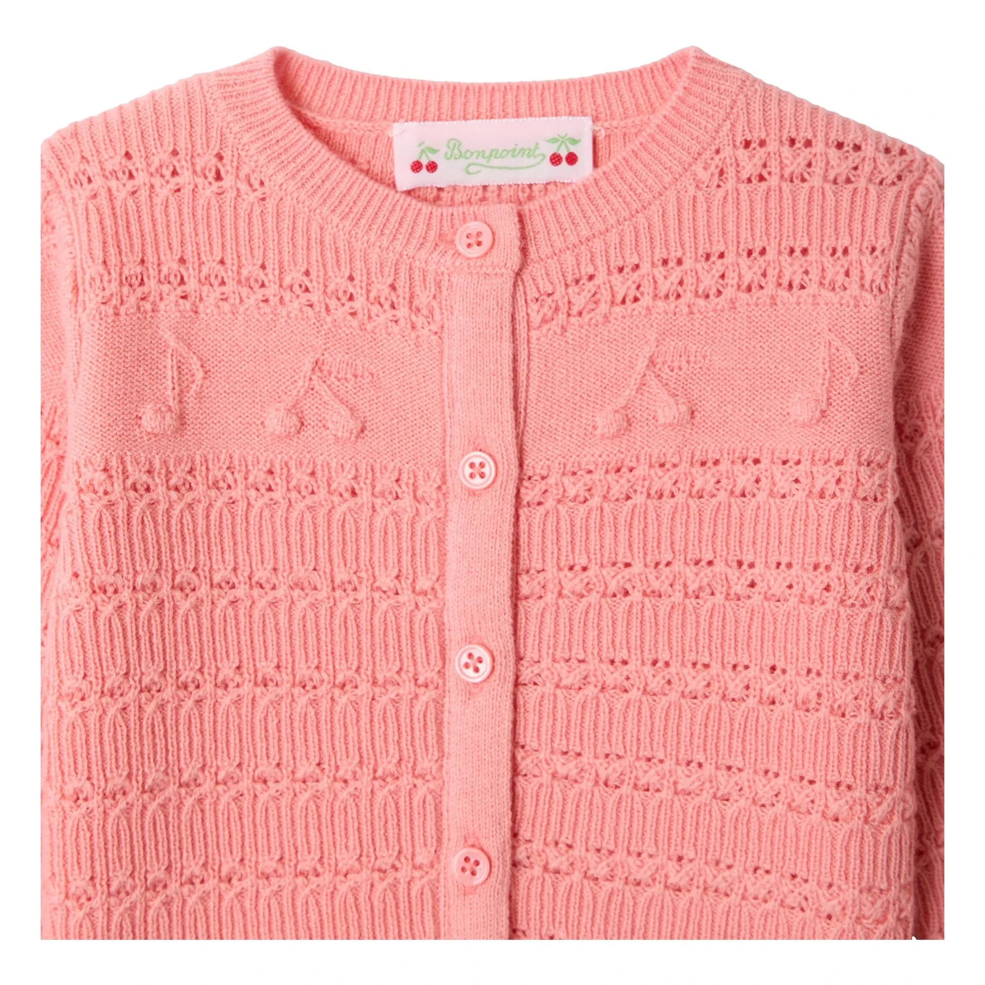 Bonpoint - Mahana Wool Cardigan | Candy pink