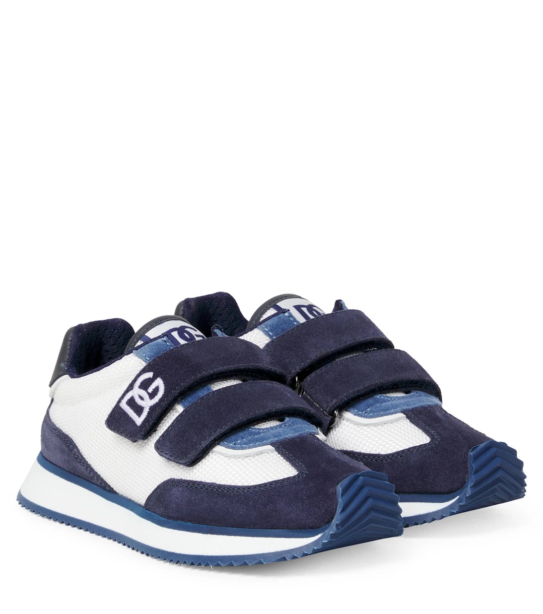 Dolce&Gabbana Kids - DG suede-trimmed sneakers