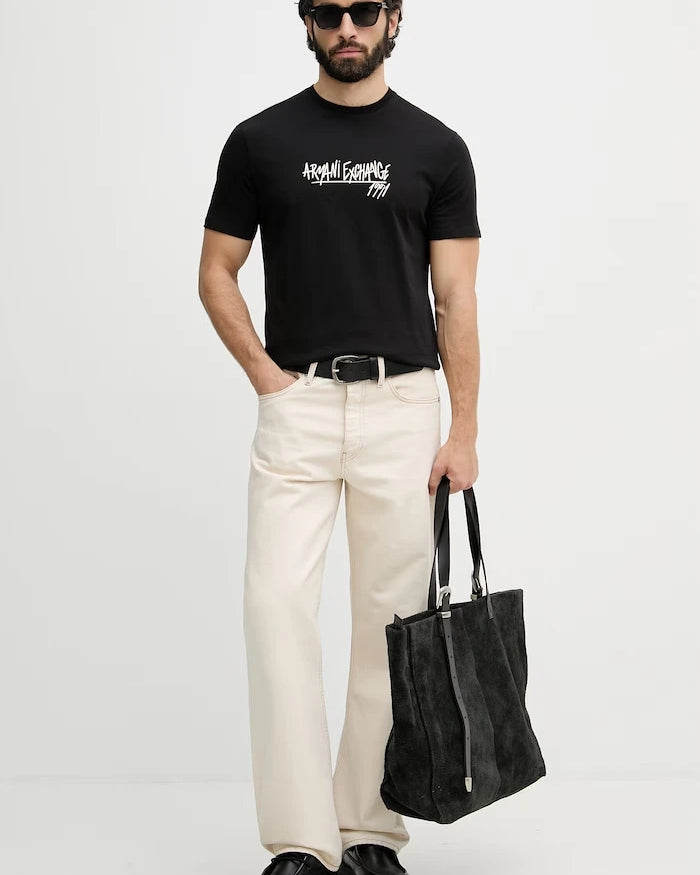 Armani Exchange erkek pamuklu tişört