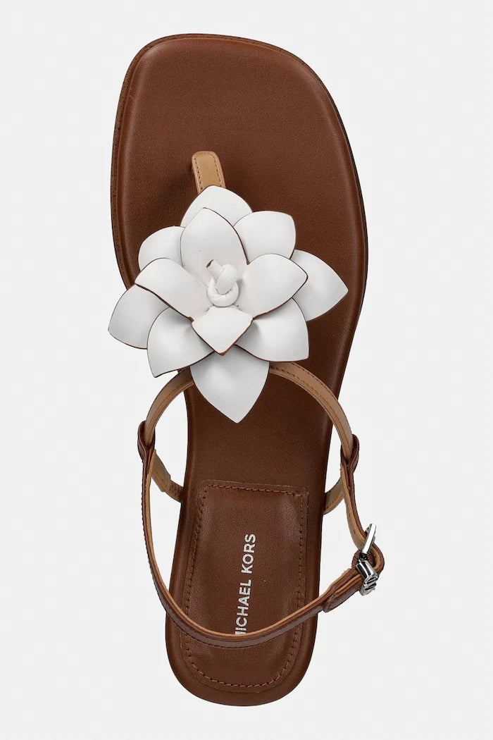 MICHAEL Michael Kors сандали дамски от кожа Jacie Thong Sandal