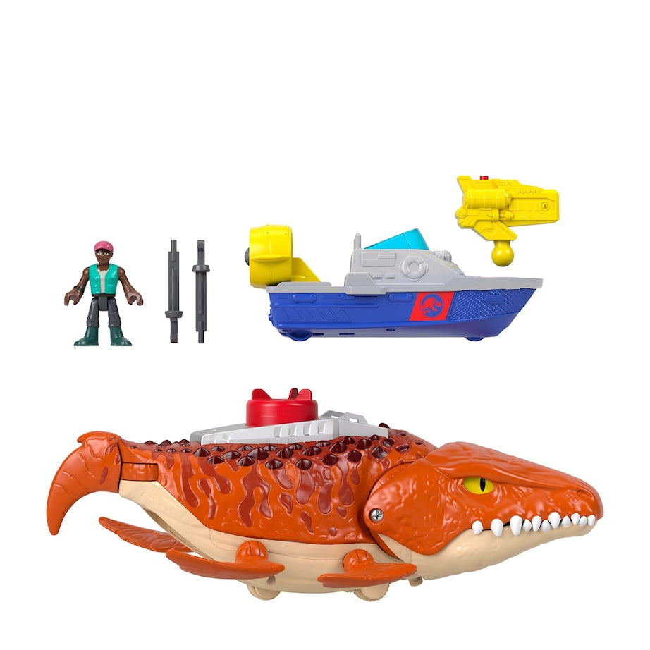 Jurassic World Aquachomp Chase Mosasaurus Dinosaur Playset