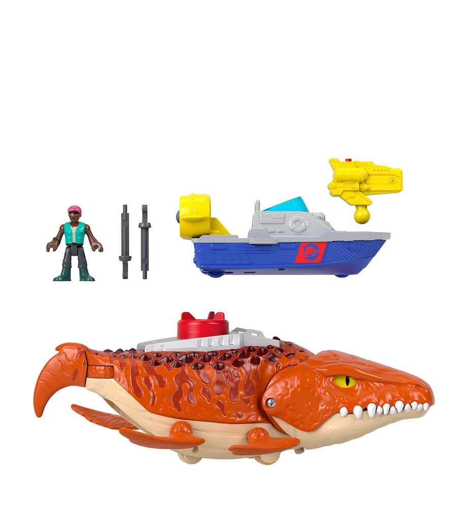 Jurassic World Aquachomp Chase Mosasaurus Dinosaur Playset