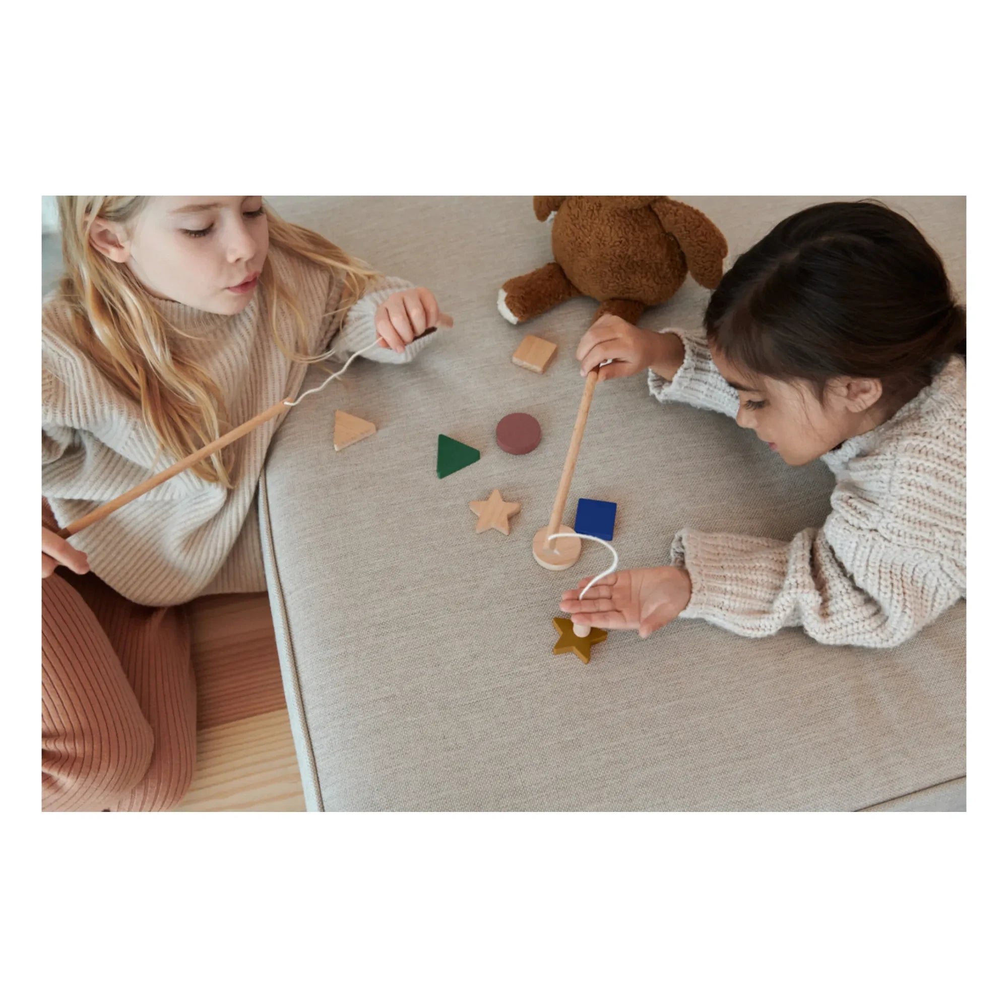 Liewood - Sebastian Wooden Fishing Game | Blue