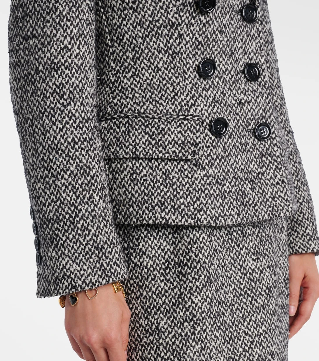 Dolce&Gabbana - Double-breasted wool-blend jacket