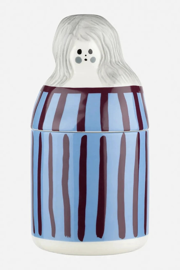 Marimekko taş seramik saklama kabı 11,5 x 22,5 cm