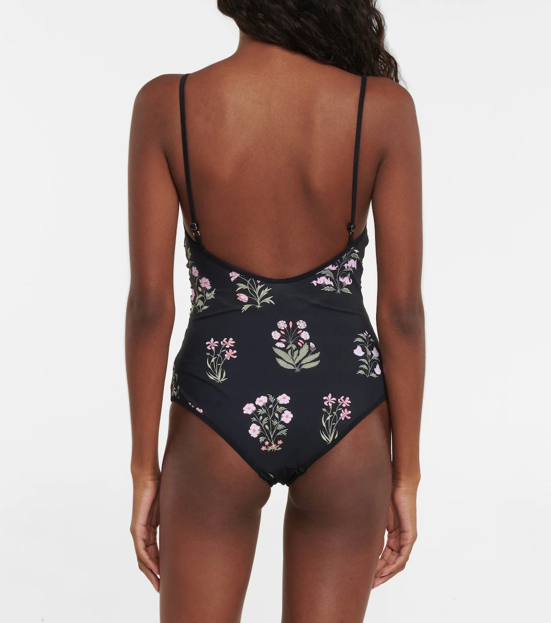 Giambattista Valli - Printed ruched swimsuit