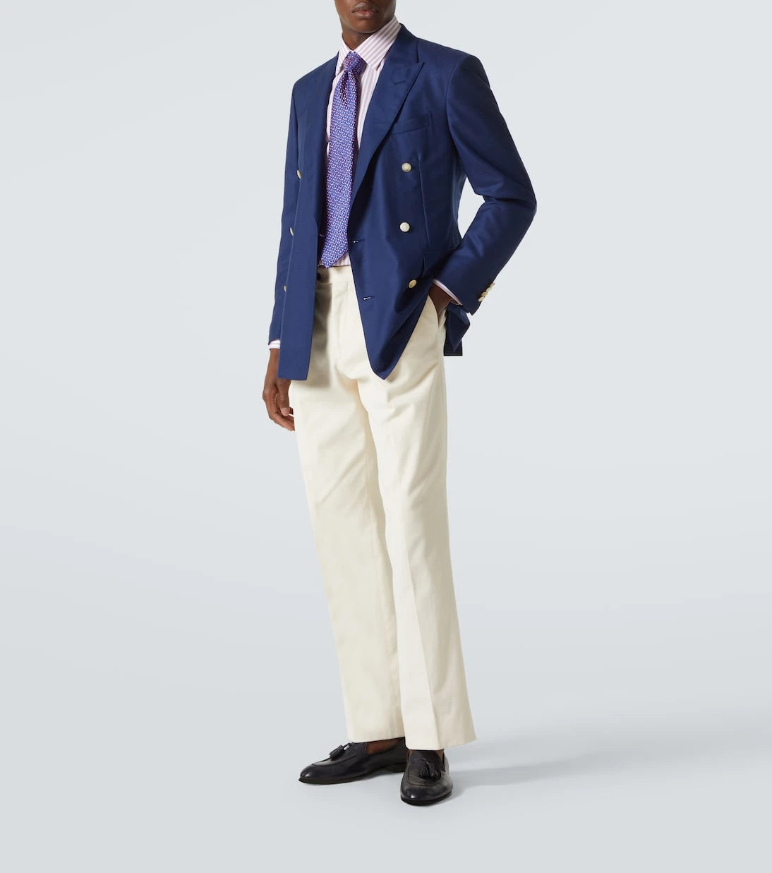 Charvet - Striped cotton poplin shirt