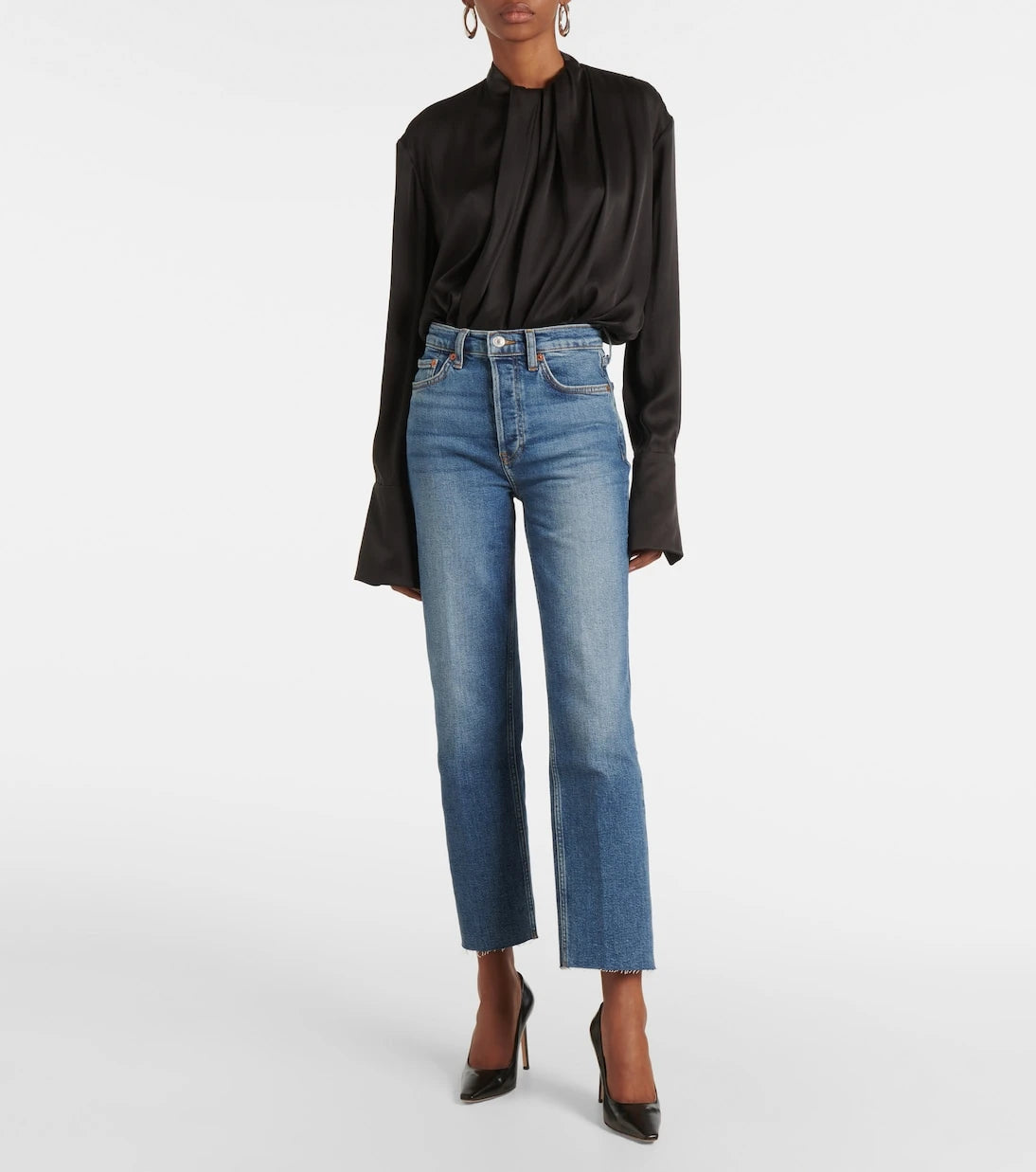 Re/Done - 70s Stove Pipe straight jeans
