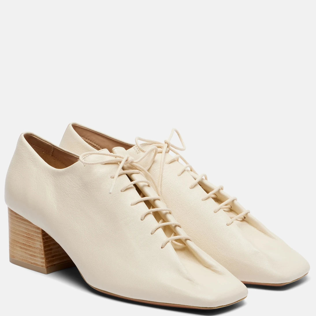 Lemaire - Souris 55 leather derby pumps