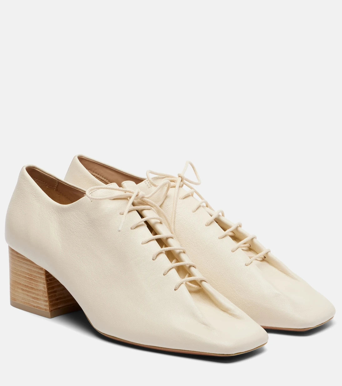 Lemaire - Souris 55 leather derby pumps