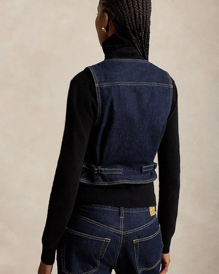 Polo Ralph Lauren kadın denim yelek