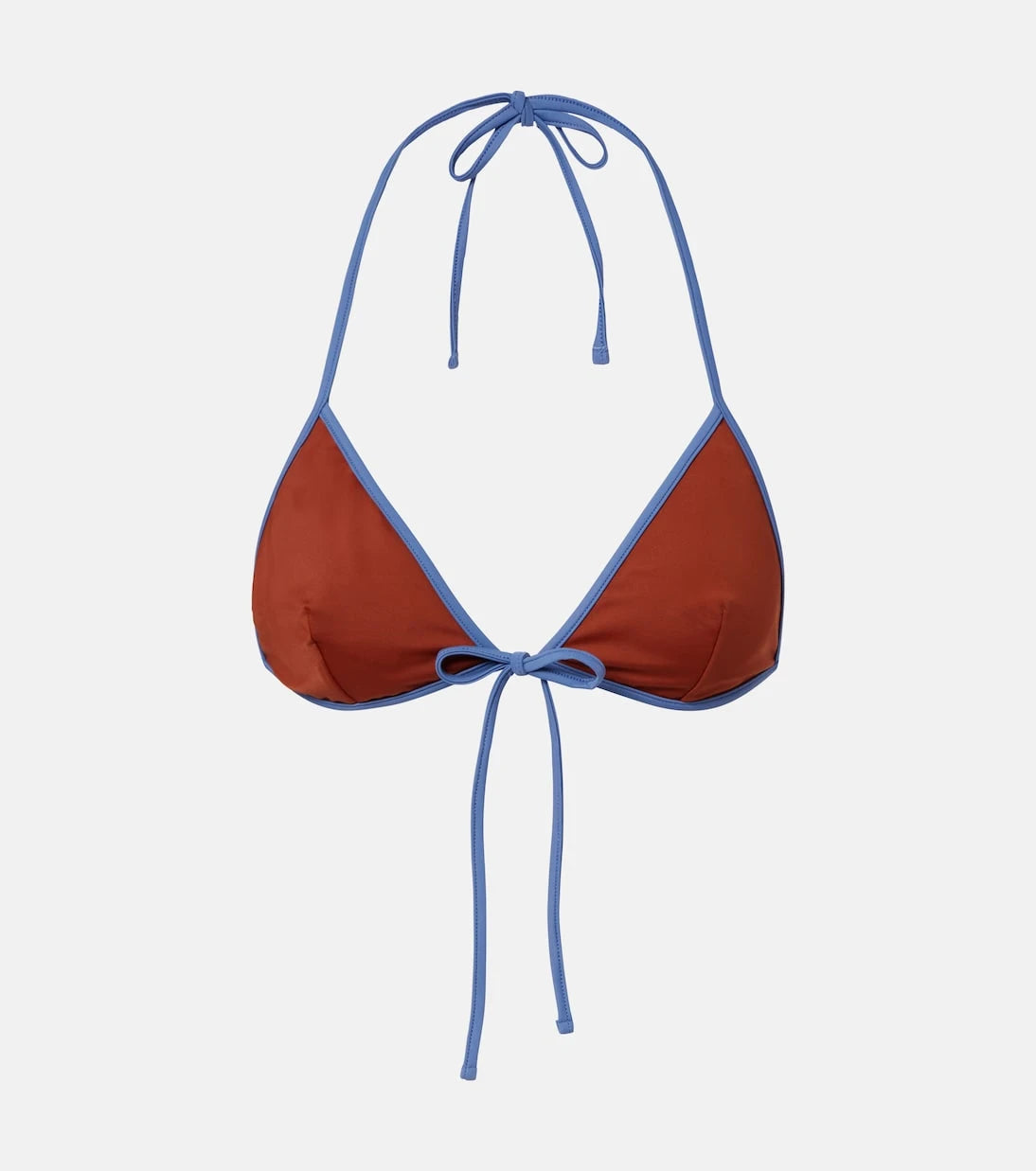 Prada - Logolu üçgen bikini üstü