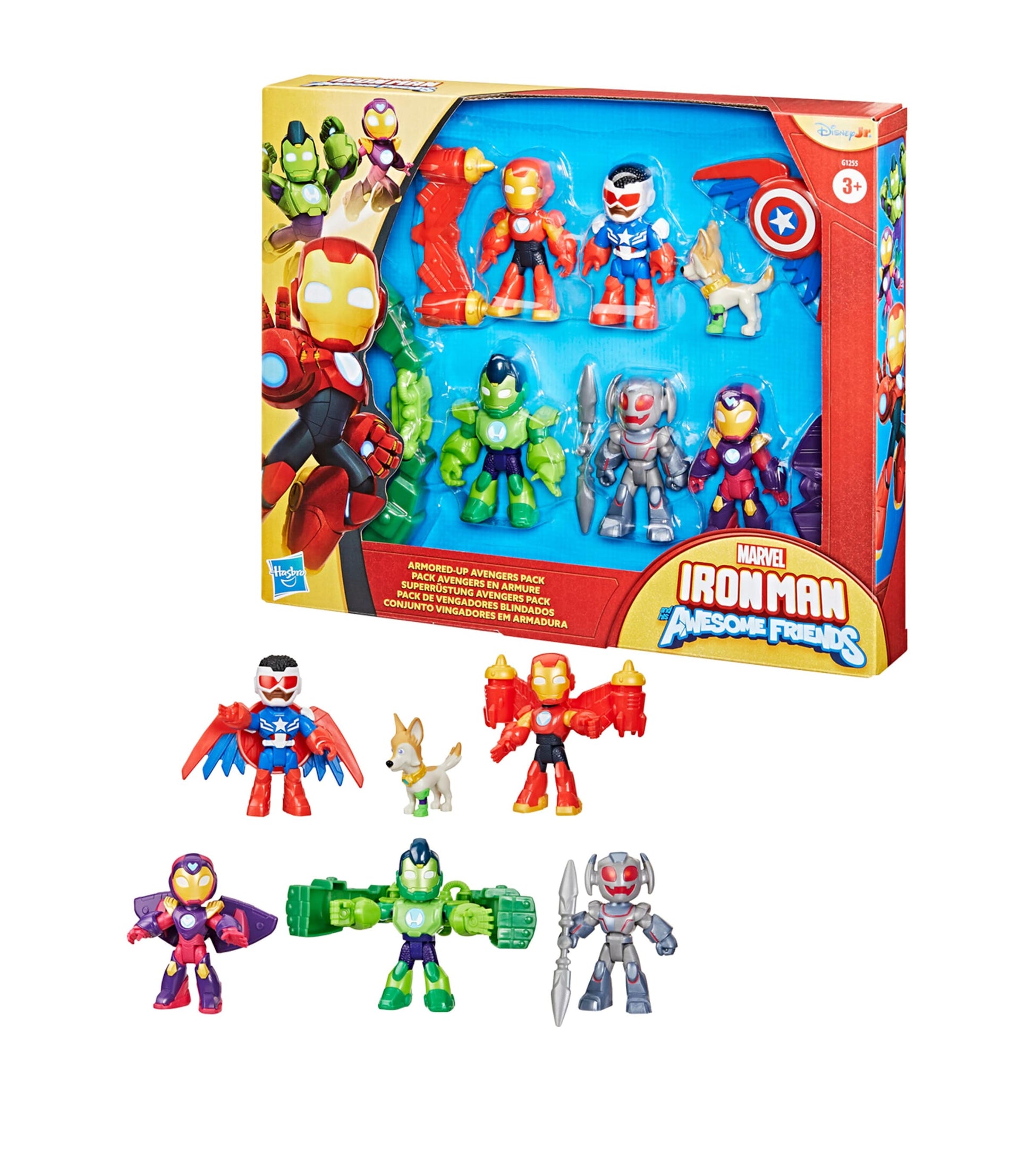 Marvel Iron Man and Armored-Up Avengers Figurine Set