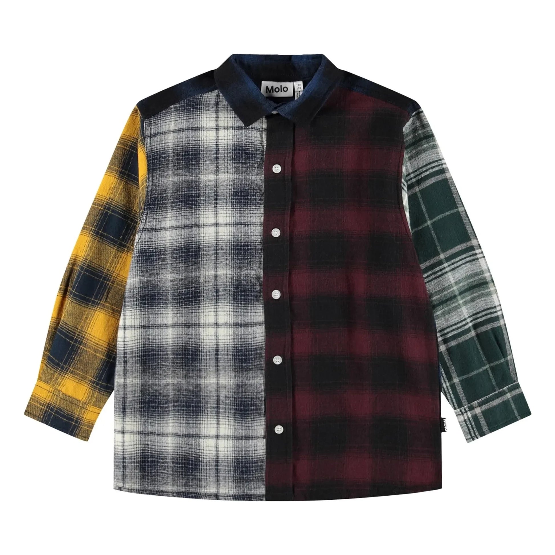 Molo - Shirt Remon Carreaux Coton Bio | Black