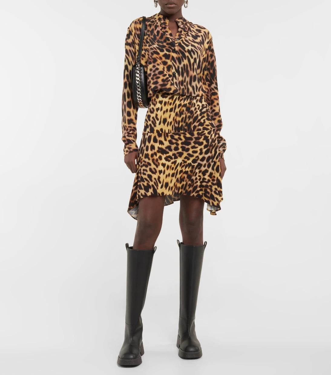 Stella McCartney - Logo knee-high boots