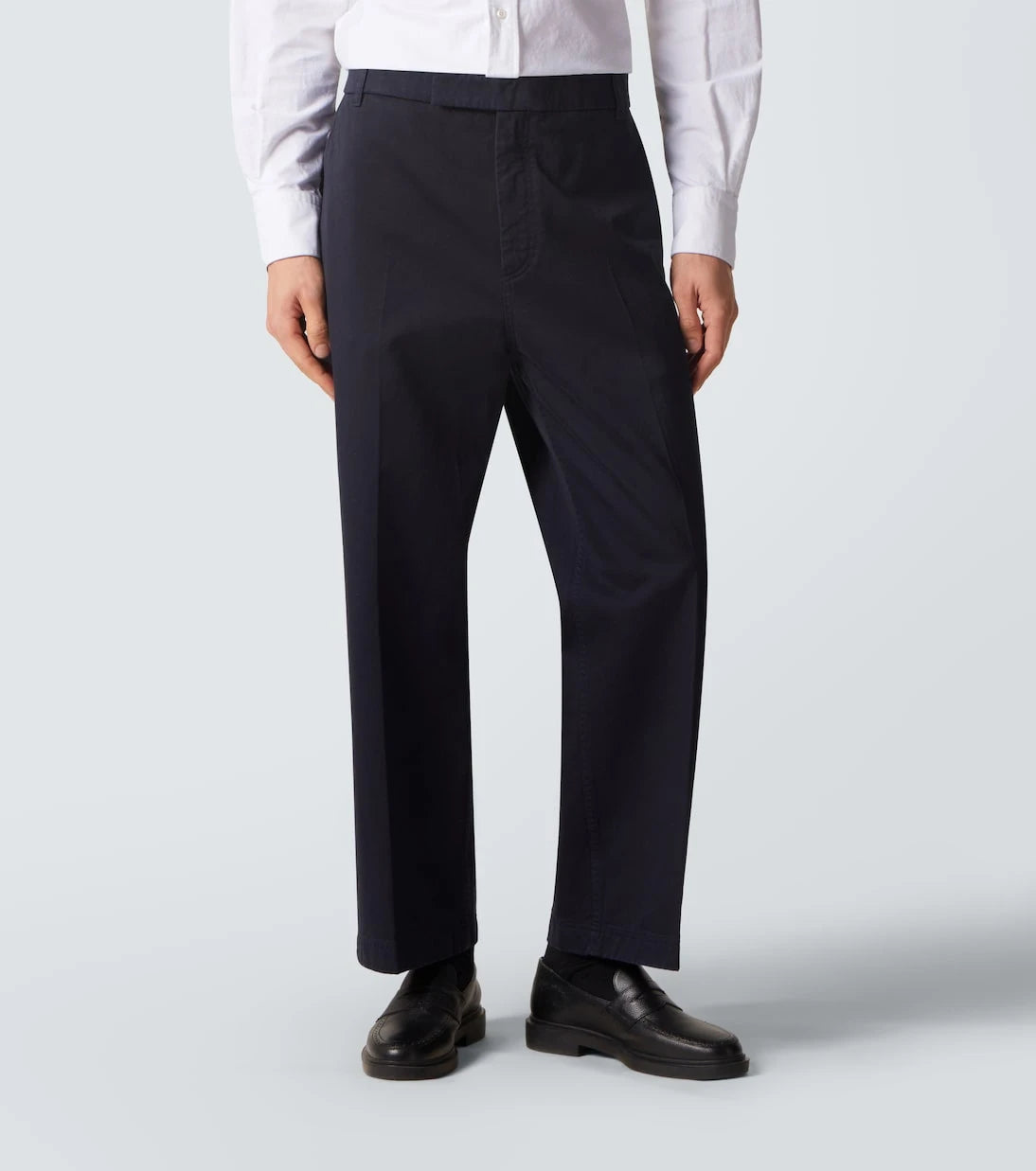 Thom Browne - Cotton twill straight pants